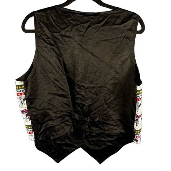 Nutcracker Extra Large Snowman Snowflake Vest, Women's 90s, Great Condition - Picture 8 of 9